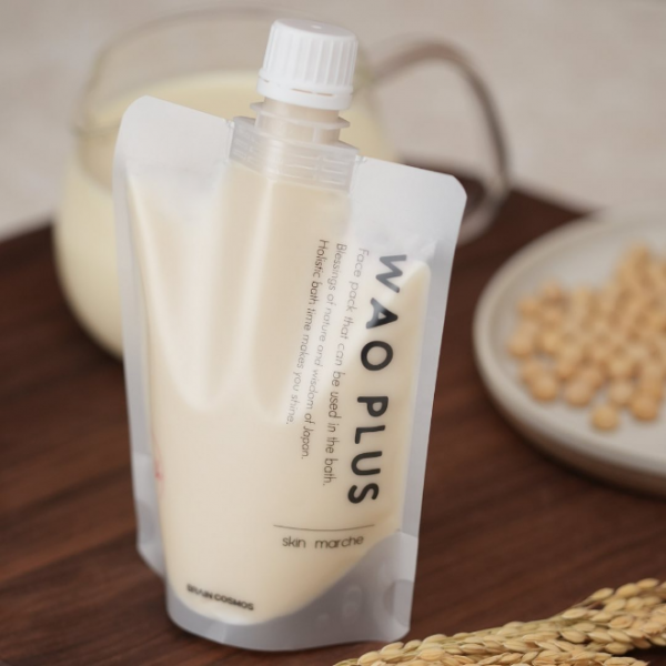 WAO PLUS 豆奶潤白修復泥面膜 